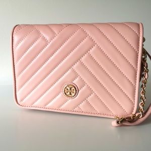 TORY BURCH Alexa Combo Pink Cross Body Bag